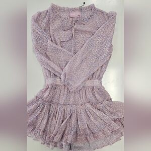 NWOT Sincerely Ours Blue and Pink  Dress